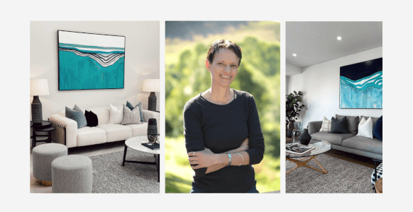 Painting class by Yvette Swan