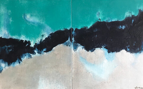 Painting class by Yvette Swan