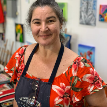 Adriana Nascimento, painting and drawing teacher