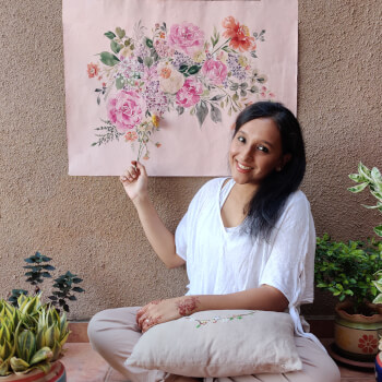 Ameena Junaize, painting teacher