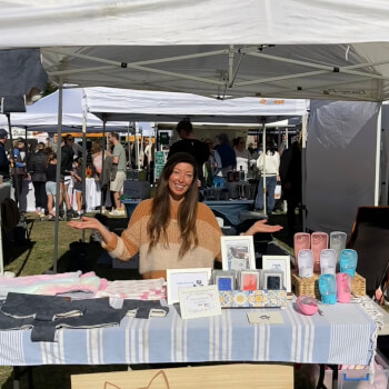 Angie Christie, textiles teacher