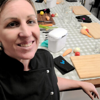 Bec Telford, cooking teacher