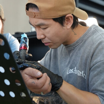 Chris Le, sculpture and assemblage teacher