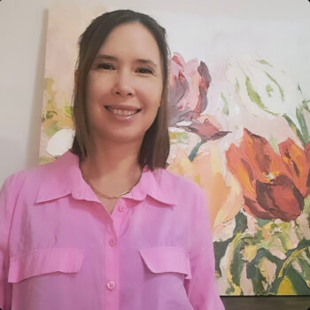 drenched in summer, painting teacher