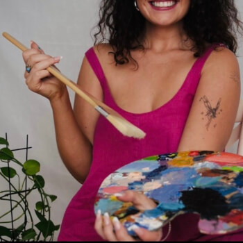 indi scribbles, painting teacher