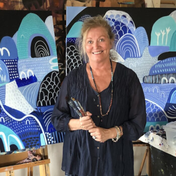 Jayne Rolinson, painting teacher