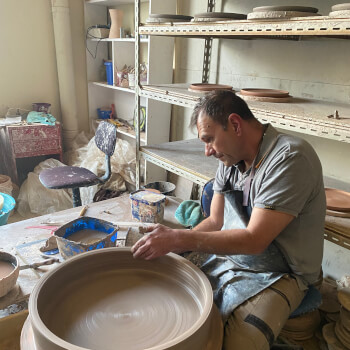 Mark Gambino pottery, pottery teacher