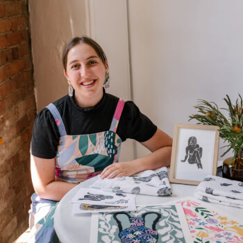 Melody Suranyi, print making and painting teacher