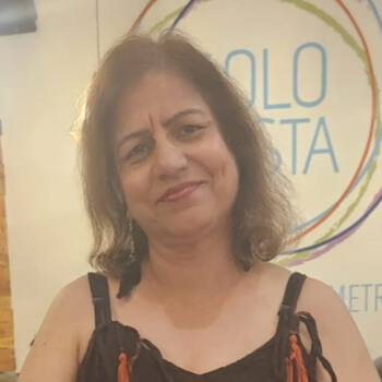 Prati Bhatt, textiles teacher