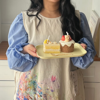 Reina Lie, textiles teacher