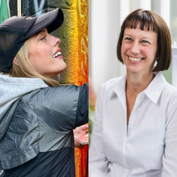 Sue Guzick and Vicki Soar