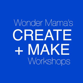 Wonder Mama's Create and Make Workshops, painting, walking tours and drawing teacher