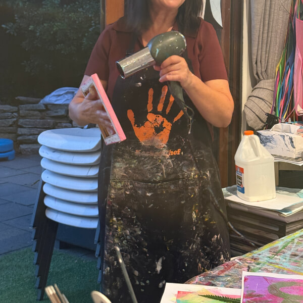 Abstract Art Class review by Teresa Figueira - Sydney