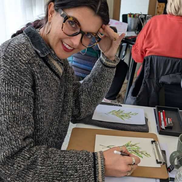 Australian Native Botanicals in Watercolour Pencil Workshop review by Candice Le-Roux - Perth
