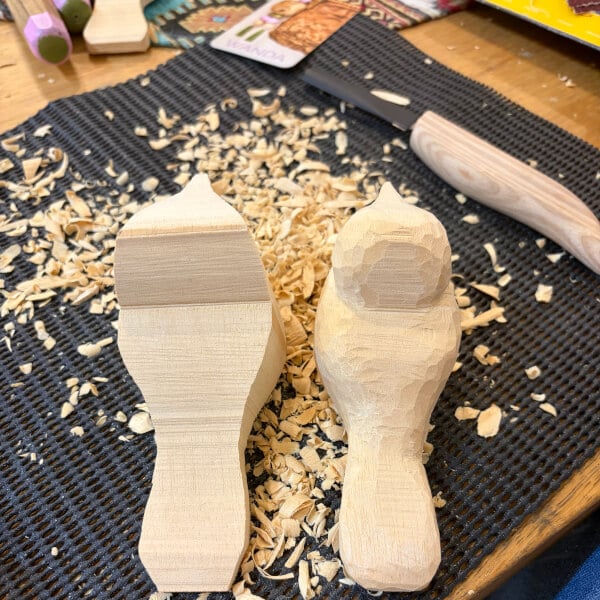 Bird Whittling Class review by Laura McFarlane - Melbourne