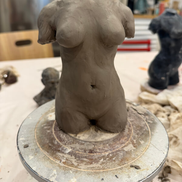 Clay Sculpture Workshop: Make a Human Torso review by Julia Schneemann - Sydney