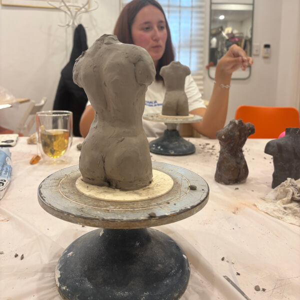 Clay Sculpture Workshop: Make a Human Torso review by Alice Haddad - Sydney