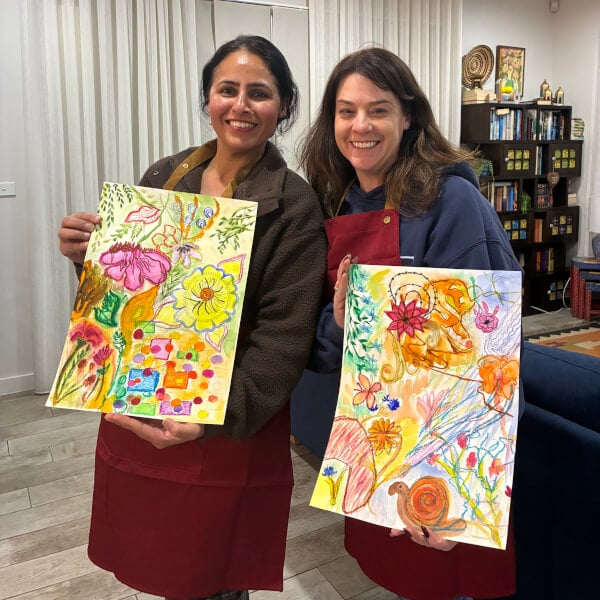 Collaborative Art Workshop review by Carly Taylor - Canberra