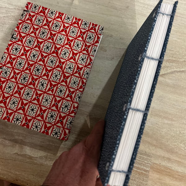Coptic Bookbinding Workshop review by Jo Fisher - Byron Bay