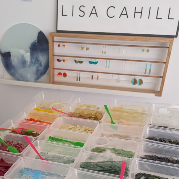 Creative Glass Light Catcher Workshop review by Amelia Gard - Canberra