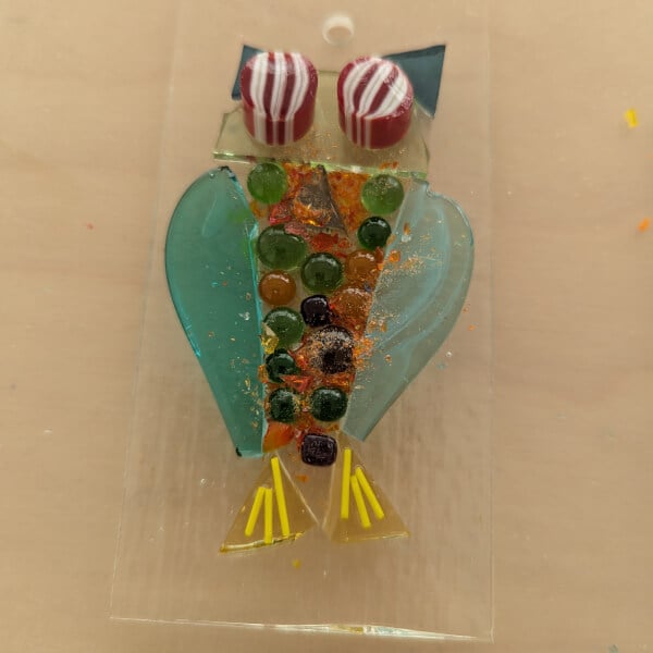 Creative Glass Light Catcher Workshop review by Alice Dobson - Canberra