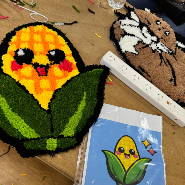 Custom Tufted Rug Making Workshop - Open Session review by Lisa Pisasale - Brisbane