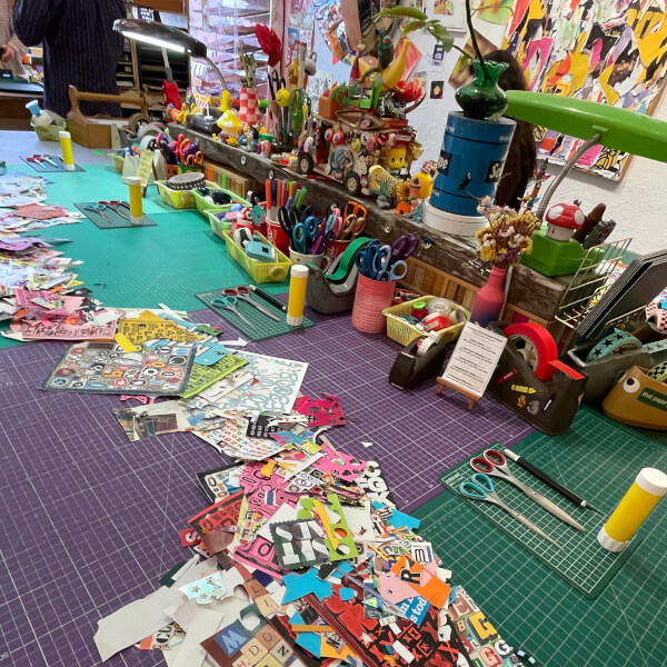 Cut and Paste Collage Workshop review by Kate Haig - Melbourne