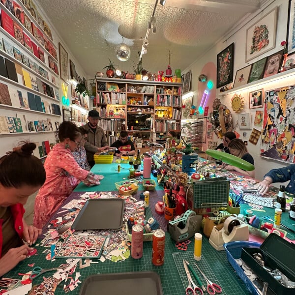 Cut and Paste Collage Workshop review by Ryley Sheldon - Melbourne
