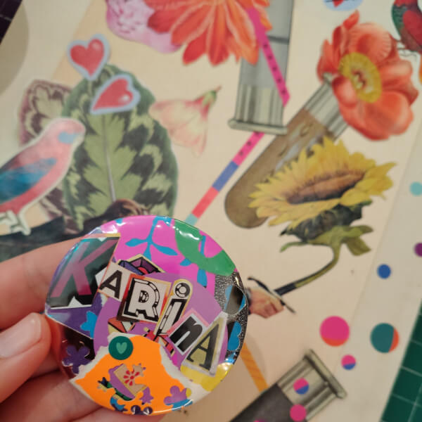 Cut and Paste Collage Workshop review by Karina Talbott - Melbourne