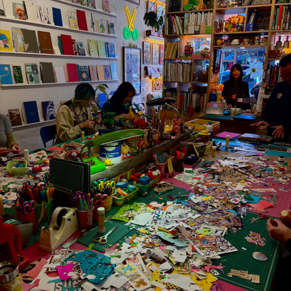 Cut and Paste Collage Workshop review by Emily Wellington - Melbourne