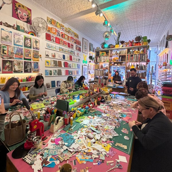 Cut and Paste Collage Workshop review by Emily Wellington - Melbourne