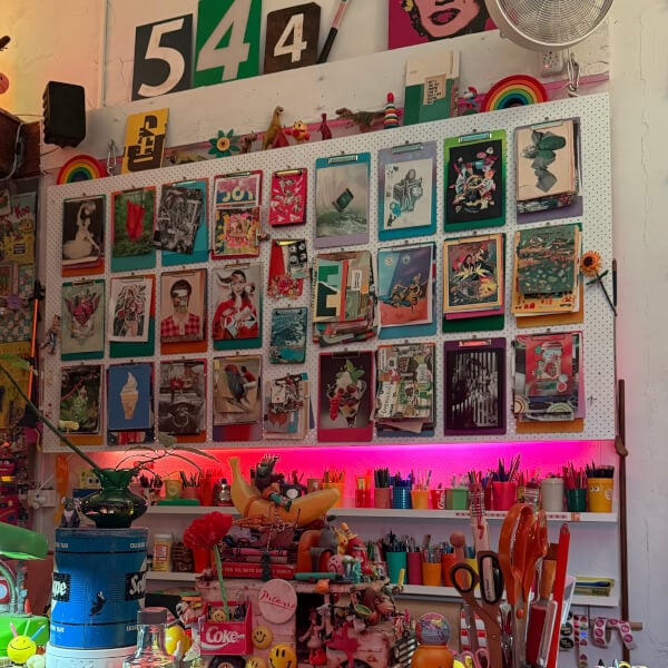 Cut and Paste Collage Workshop review by Gaby Orr - Melbourne