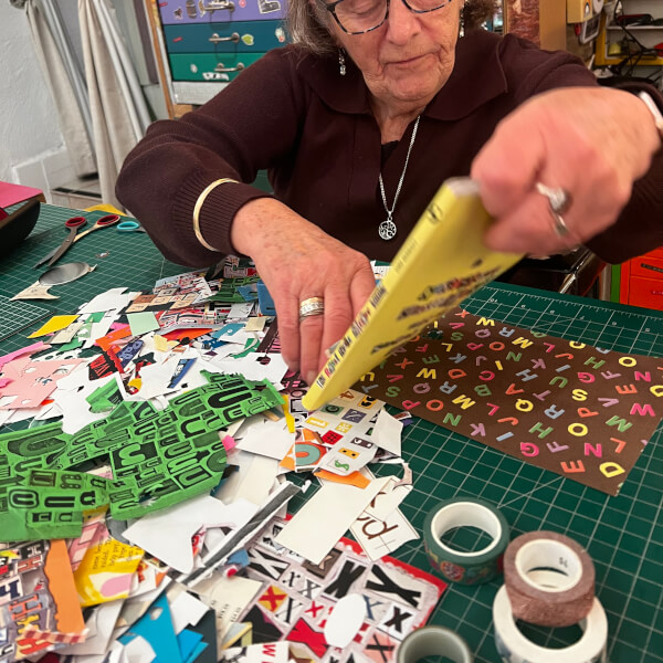 Cut and Paste Collage Workshop review by Charlotte Walters - Melbourne