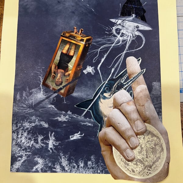 Cut and Paste Collage Workshop review by Charlotte Walters - Melbourne