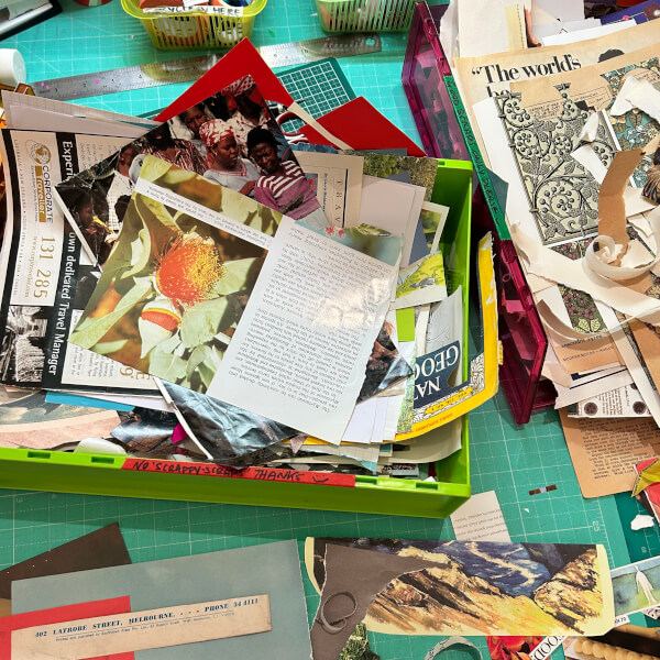 Cut and Paste Collage Workshop review by Emily Nield - Melbourne