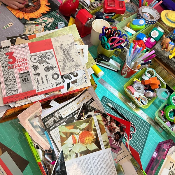 Cut and Paste Collage Workshop review by Emily Nield - Melbourne