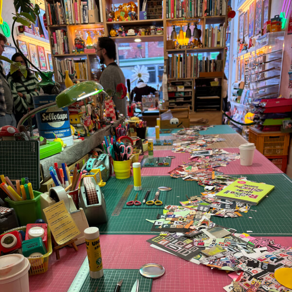 Cut and Paste Collage Workshop review by Laila Christie - Melbourne
