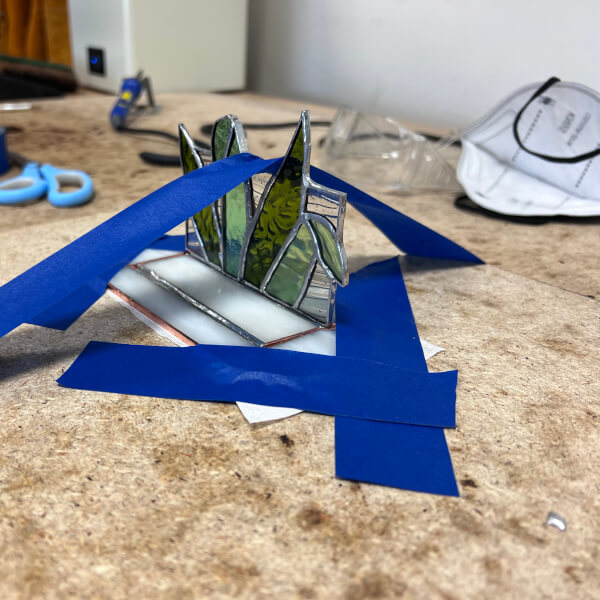 Evening Copper Foil Stained Glass Course review by Adrian Horton - Melbourne
