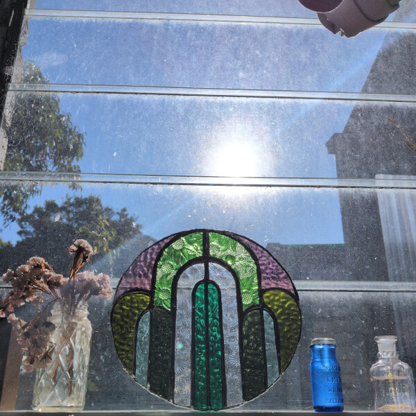 Evening Copper Foil Stained Glass Course review by Elke Kerr - Melbourne