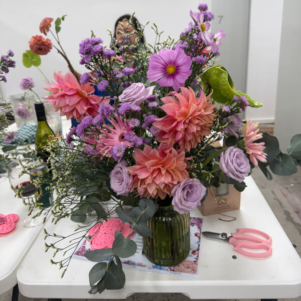 Floral Arranging Workshop: Sip and Snip review by Belle Hosking - Sydney