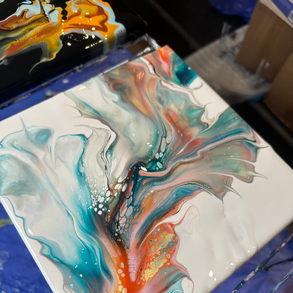 Fluid Art Workshop: Dutch Pouring review by Shannon Burton - Melbourne