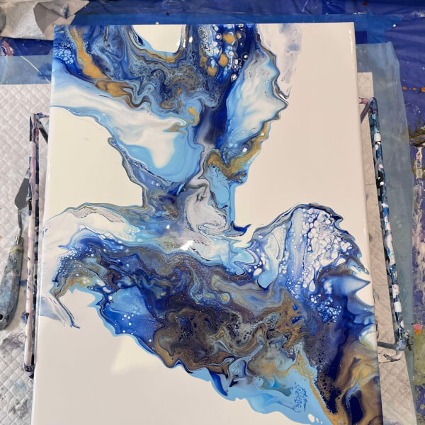 Fluid Art Workshop: Dutch Pouring review by Katherine Dixon - Melbourne