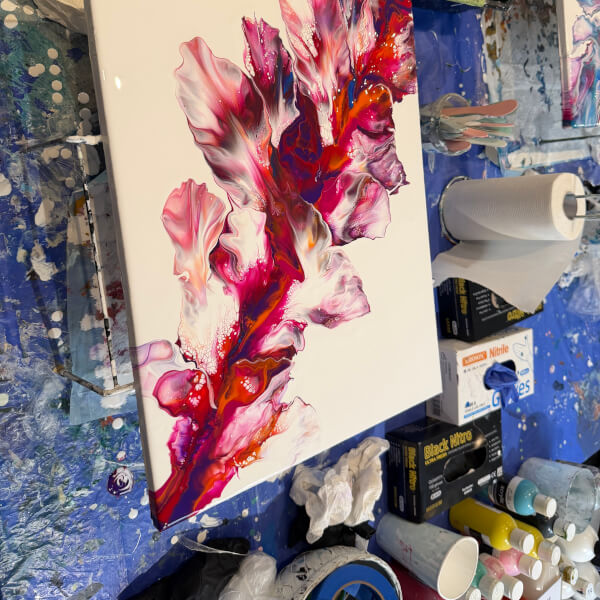 Fluid Art Workshop: Dutch Pouring review by Maddison Toetu - Melbourne