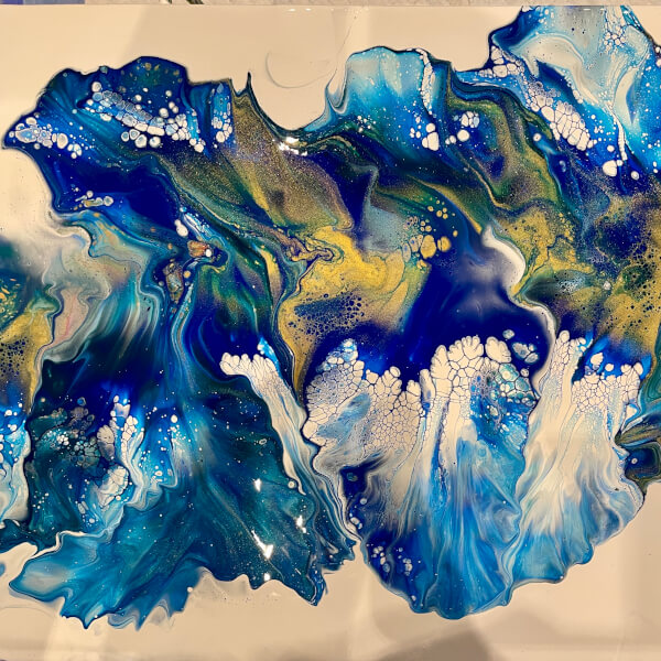 Fluid Art Workshop: Dutch Pouring review by Tami Iseli - Melbourne