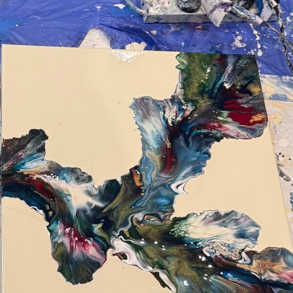 Fluid Art Workshop: Dutch Pouring review by Daniel Woodstock - Melbourne