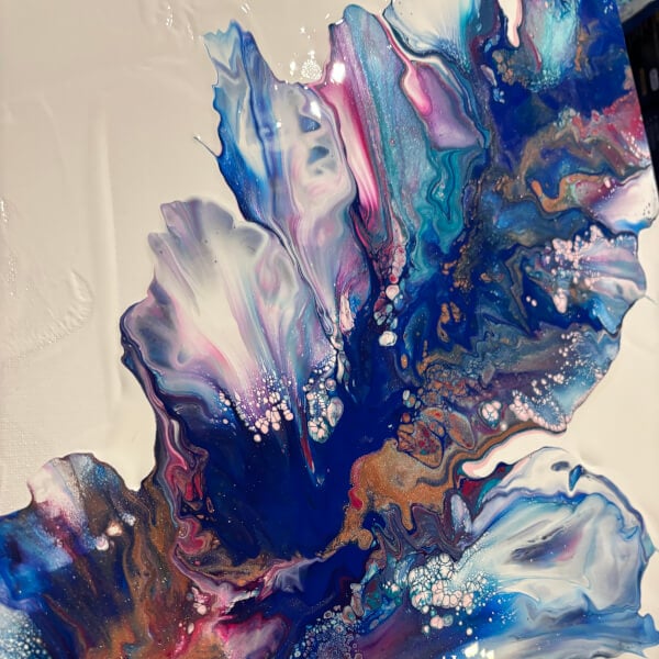 Fluid Art Workshop: Dutch Pouring review by Amy Holman - Melbourne