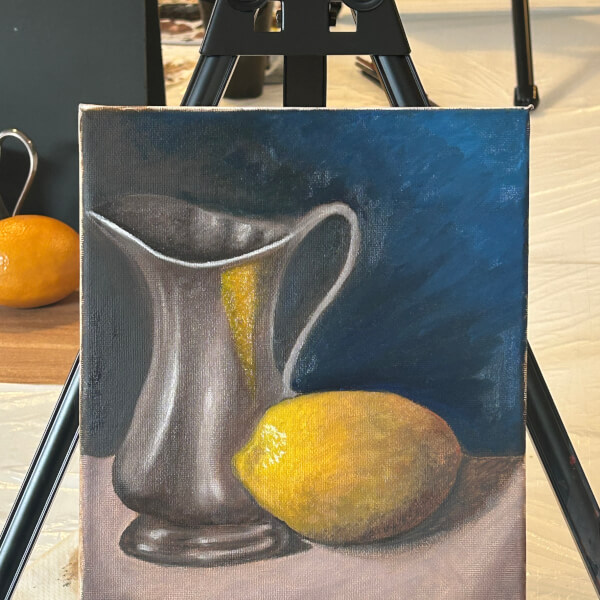 Full-day Oil Painting Workshop: Realistic Still Life in Oils review by Elizabeth Salisbury - Sydney