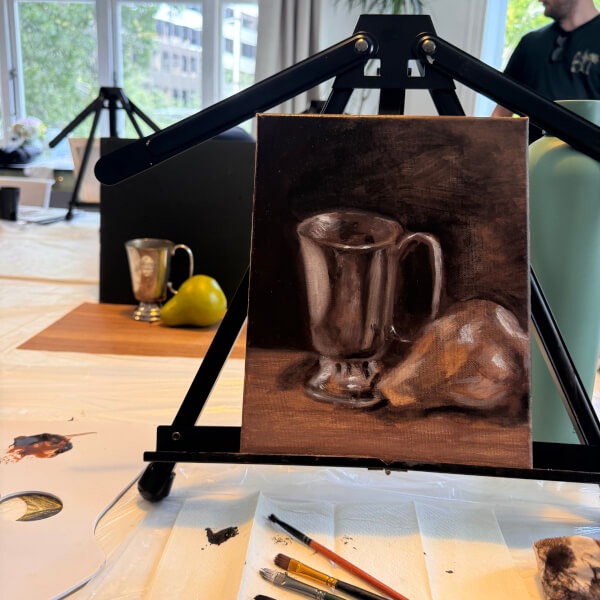 Full-day Oil Painting Workshop: Realistic Still Life in Oils review by Erika Callanan - Sydney