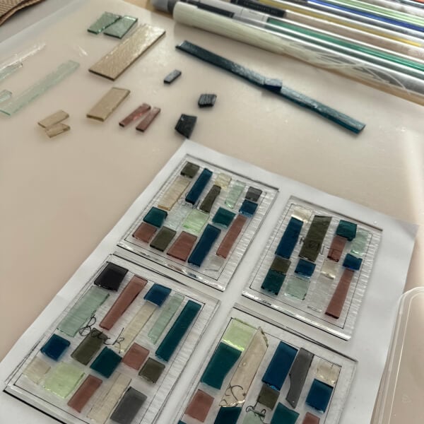 Fused Glass Lantern Making Workshop review by Jennie Norberry - Canberra
