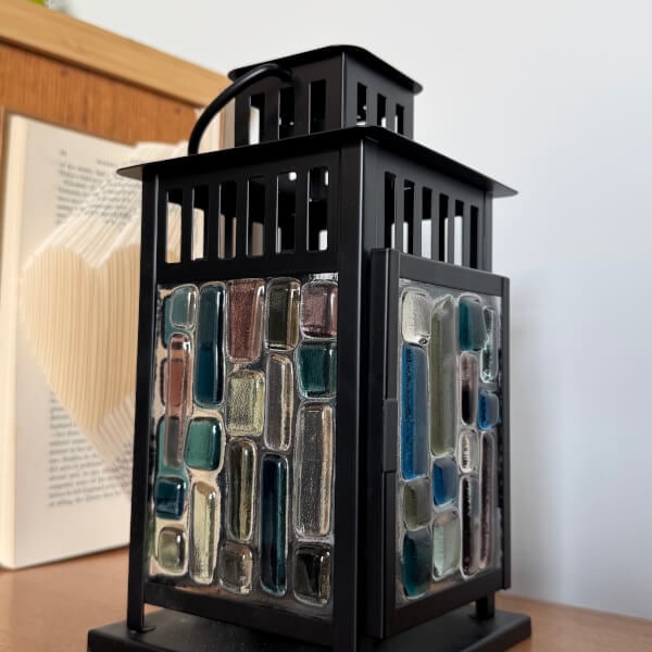 Fused Glass Lantern Making Workshop review by Jennie Norberry - Canberra